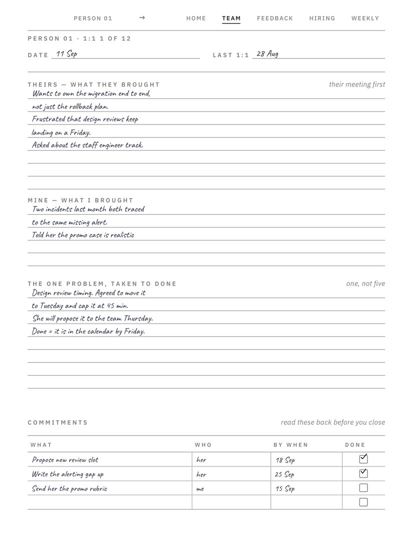 Managers Pack — oto page